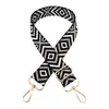 Accesorios para Bolsos de Hombro Ancho Jacquard con Forma de Diamante de Nuevo Estilo Transfronterizos Correa Decorativa de Repuesto para Bolso Cruzado Correa de Mochila