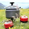 Olla a presión mini portátil a prueba de explosiones para acampar cocina exterior equipo para gran altitud olla a presión pequeña para autocaravana