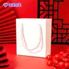 Caja de embalaje de joyería Danxia de colores de moda con estampado dorado para pulseras, brazaletes y colgantes, caja flotante de PE, admite ventas transfronterizas