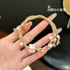 Pulseira de Gato em Cerâmica Jingdezhen Novo Estilo, Ajustável Feita à Mão Desenho Animado Versátil para Casais e Melhores Amigos