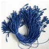 Cuerda para colgar ropa con etiqueta de bala de color de 8 cm, 12 cm y 20 cm, cuerda para colgar ropa con hebilla de marca registrada, cuerda de poliéster decorativa.