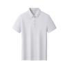 Polo de manga corta con solapa Solona de verano, camiseta de color liso, ropa de trabajo a medida, logotipo personalizado bordado.