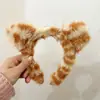 Fofo Criativo Pinguim Peixe Pelúcia Faixa de Cabeça Feminina Desenho Animado Fofo Foto Grampo de Cabelo Lavar o Rosto Cabelo Faixa de Cabeça Acessório de Cabeça Outono
