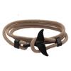 Pulsera estilo ancla serie marina línea Milán pulsera cola de ballena año animal pareja pulsera roja