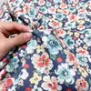 Tela de Algodón con Estampado Floral Pastoral Manta para Bebé Ropa Funda de Colcha Hoja de Cama Dibujos Animados Hecho a Mano Tela de Sarga de Algodón Puro