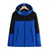 Chaqueta de Algodón Ultra Suave Todo en Uno de Moda para Celebridades de Internet, Estilo Business-Casual, para Escalada al Aire Libre, Abrigo Casual Estampado Versátil de Corte Holgado