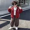Chaqueta de Terciopelo Talla Grande para Niños Otoño Invierno 2026 Estilo Nuevo Parka con Capucha Cortavientos Cálida para Niños Abrigo de Algodón Engrosado para Bebé