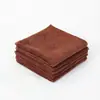 Toalla cuadrada de microfibra engrosada 30 * 30 cm que no suelta pelusa, trapo de microfibra absorbente, toalla pequeña de limpieza en stock