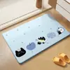 Nueva Alfombrilla de Suelo de Barro Diatomeas Dura de Secado Rápido para Baño, Alfombrilla Antideslizante Absorbente de Agua para Inodoro del Hogar, Alfombrilla de Baño a Prueba de Humedad