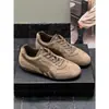 Piel de Vaca de Primera Capa Color Bloque Retro Zapatos de Entrenamiento Alemanes para Mujer Otoño 2026 Nuevo Estilo Suela Suave Cómodos para los Pies Zapatos Forrest Gump para Mujer