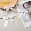 Lazo grande blanco suave estilo francés, accesorios para vestido de novia y dama de honor, accesorio para el cabello hecho a mano DIY