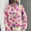 Transfronterizo 2025Temu Amazon Nuevo Casual Estampado Chaqueta Chaleco Suéter E127