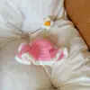 Chapéu para Gato de Animal de Estimação Mais Vendido Transfronteiriço Springfield Flor Fofo Adorno de Cabeça Adereço de Cabeça para Cachorro Decorações Tricotadas à Mão