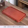 Bandeja de Chá Simples Moderna Bandeja de Chá Pequena Bandeja de Chá Pequena Bandeja de Chá para Casa e Viagem Mesa de Chá Simples Bandeja de Drenagem Mesa Seca para Infusão Armazenamento