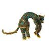 Personalidade europeia e americana dos homens alfinete vintage completo diamante leopardo broche dominador animal corpete acessórios de vestuário broche transfronteiriço