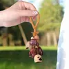 Adorno colgante de cáscara de fruta natural indonesia estilo bosque, colgante decorativo hecho a mano para planta curativa, mochila y llavero, al por mayor