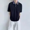 Camiseta Miu Style Falsa de Duas Peças, Camisa Polo de Manga Curta para Homens e Mulheres, Marca Tendência de Verão, Design Patchwork Xadrez, Top Versátil, Tendência