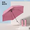 Guarda-chuva Simples Dobrável Ultra leve Guarda-sol Leve Portátil Guarda-chuva Lápis Guarda-chuva de Uso Duplo para Sol e Chuva Proteção UV Mini Guarda-chuva Protetor Solar