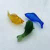 Creativas coloridas carpas peces dorados año tras año sala de estar citrino peces decoraciones de vidrio feng shui artesanías auspiciosas