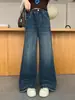 Nuevos Pantalones Casuales Estilo Coreano para Niñas Primavera/Otoño, Pantalones de Pierna Recta de Cintura Alta con Dobladillos Deshilachados de Luna Creciente