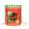 Cubo de Abrazo de Regalo de Año Nuevo Lunar Espeso Estampado en Oro Personalizado al por Mayor Cilindro Portátil Redondo Impreso en UV con Tapa