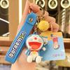 Llavero colgante de acrílico con diseño de Doraemon, auténtico, con diseño de gato y cascabeles, regalo exquisito, adorno colgante