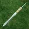 Guan Yu Hoja de Dragón Verde Media Luna Lu Bu Alabarda Fang Tian Juguetes Periféricos de los Tres Reinos Espadas Armas de Plástico PP Arma de Zhang Liao