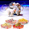 TP026 Comercio Exterior CIRCO Carnaval Payaso de Circo León Bandeja para Snacks de Fiesta Bandeja de Cartón Descubierta