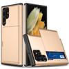 Funda para Teléfono Samsung S25Fe con Ranura Deslizante para Tarjeta Adecuada para S23+ Estilo Cartera Anticaídas Protectora Cobertura Completa A56/26 A16