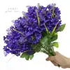 Ramo Artificial al por Mayor Jacinto de Cinco Pétalos Flores Falsas Flores de Seda Lavanda Decoración del Hogar Arreglos Florales Adornos Plantas Verdes