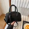 Bolsa Bowling Nova Estilo Coreano Primavera 2026 Moda Feminina Bolsa de Ombro Único e de Mão Simples para o Dia a Dia Bolsa Boston