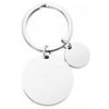 Aço Inoxidável Branco Marca Militar Medalha de Identificação Disco Branco Pulseira Coração de Pêssego DIY Acessórios de Etiqueta em Branco Opcionais