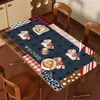 Mantel Individual Retro Estilo Americano, Impermeable, Resistente al Aceite, No Lavable, Lujo Ligero, Sensación de Alta Gama, Mantel para Mesa de Café, Mantel Protector de Mesa Resistente al Calor