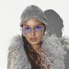 Sombrero de moda europeo y americano accesorios de moda otoño e invierno sombrero Amazon sombrero de fiesta con pedrería sombrero elástico sombrero de cúpula navideño