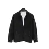 Suéter Cárdigan de Terciopelo Austriaco de Doble Cara para Hombre Chaqueta con Cuello Forro Polar Otoño e Invierno para Hombre Cálida Chaqueta de Terciopelo Polar Espesada