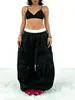 Pantalones casuales de secado rápido de moda estilo retro americano con bolsillos grandes para hombres y mujeres, adecuados para danza de jazz y actividades de paracaidismo