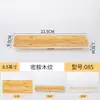 Louça de Melamina Prato com Textura de Madeira Prato para Fondue Prato para Churrasco Restaurante Prato para Pratos Frios Plástico Retangular Prato Japonês para Churrasco