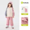 Conjunto de niño de Dudu: sudadera de cuello redondo y pantalón para niños, top y pantalón largo para niñas, conjunto deportivo de dos piezas para bebé estilo otoño