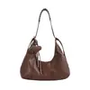 Bolso simple y moderno con forma de dumpling, nueva colección otoño 2026, bolso cruzado de moda para mujer para el trabajo, bolso de hombro casual y elegante para mujer