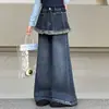 Jeans de Primavera y Otoño para Niñas 2026 Nuevo Estilo Coreano Dulce Jeans Acampanados con Solapa Trasera para Niñas Mayores, Transfronterizo
