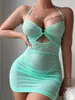 Comercio Exterior Transfronterizo de Amazon Lencería Sexy para Mujer Malla Transparente de Encaje Conjunto de Dos Piezas de Camisón de Tentación con Tanga