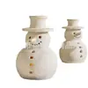 Transfronteiriço Novo Boneco de Neve de Resina Colorido Retro de Natal Decoração de Natal Display de Mesa Enfeites de Boneco de Neve de Natal Atacado