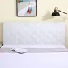 Funda gruesa acolchada de alta gama para cabecero de cama de dormitorio, funda suave para respaldo de cama de madera, funda antipolvo todo incluido para todas las estaciones