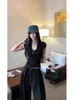 Camiseta Estilo Deseo Puro de Cuello en U, Manga Corta, Corte Ajustado para Mujer, Verano, Ceñida a la Cintura, Estilo Hot Girl, Color Sólido, Favorecedora de la Figura, Elástica, Versátil