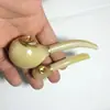 Tubo de chifre de eliminação reta de fábrica imitação de tubo de resina de chifre porta-cigarros atacado espalhar eliminação quente pequeno médio grande reto