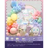 Ins Juego de Globos para Decoración de Cumpleaños Niños Niñas Fiesta de Cumpleaños de Bebé Accesorios para Disfrazar Escena