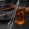 Pajilla y Colador de Acero Inoxidable, Cuchara Creativa de Doble Propósito para Mate, Pajilla con Filtro para Bebidas y Café, Cuchara para Revolver