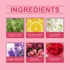 Oceaura Bola de Sal de Banho de Natal Shower de Bolhas Fragrância Hidratante Fragrância Floral Vegetal Limpeza Suave