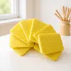 Esponja de pulpa de madera absorbente de fábrica, pulpa de madera comprimida, algodón, herramientas de limpieza del hogar, esponja natural, esponja al por mayor de doble cara
