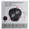 Cojín de motocicleta sin airbag, amortiguador de masaje, tecnología negra para coche eléctrico, funda de cojín de asiento de alta elasticidad, accesorios para motocicleta Harley